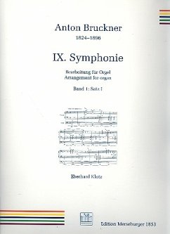 Cover Sinfonie Nr.9 Band 1 (1. Satz) für Orgel