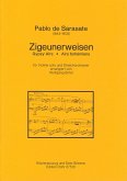 Zigeunerweisen für Violine und Streichorchester für Violine und Klavier