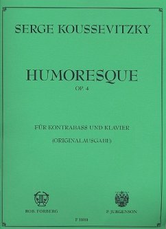 Cover Humoresque op.4 für Kontrabaß und Klavier