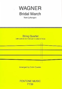 Bridal March from Lohengrin for 2 violins, viola (vl) and cello score and parts