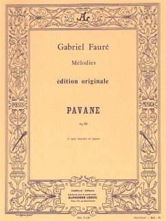 Cover Pavane op.50 pour choeur mixte et piano