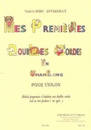 Cover Mes premieres doubles cordes en chansons pour violon