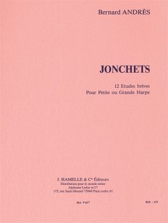 Cover Jonchets 12 études brčves pour eptite ou grande harpe