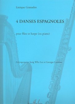 Cover 4 danses espagnoles pour flute et harpe (piano)