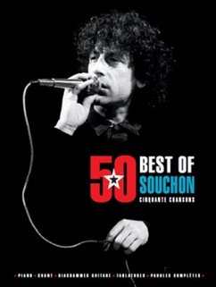 Cover Souchon, Alain Best of - 50 chansons Chant, guitare ou piano Partition