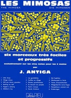 Cover ANTIGA Jean Les mimosas piano Partition