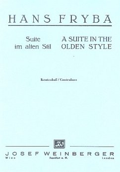 Cover Suite im alten Stil für Kontrabaß solo
