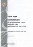 Ensemblestücke für 3 Bläser, Schlagzeug und 2 Klaviere Partitur