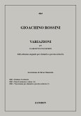 Variazioni in do per clarinetto obbligato con accompagnamento d'orchestra per clarinetto e piano