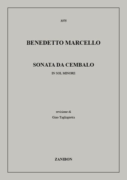 Sonata da Cembalo sol minore für Cembalo Sonata da Cembalo sol minore für Cembalo
