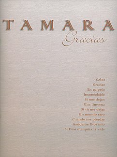 Cover Tamara Gracias: songbook for piano/guitar with text