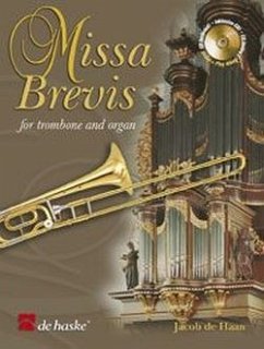 Cover Missa brevis (+cd) for trombone and organ (piano)