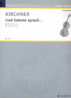 Cover Und Salomo sprach für Violoncello