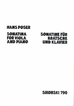Cover Sonatine op.54,3 für Viola und Klavier