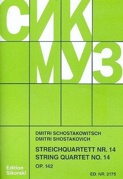 Streichquartett Nr.14 op.142 sSimmen Cover Streichquartett Nr.14 op.142 sSimmen