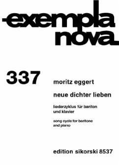Cover Neue Dichter lieben Liederzyklus für Bariton und Klavier