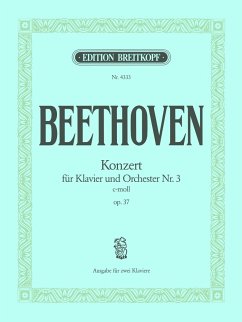 Cover Konzert c-Moll Nr.3 op.37 für Klavier und Orchester für 2 Klaviere