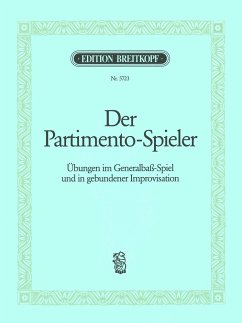 Cover Der Partimento-Spieler für Klavier Übungen im Generalbass-Spiel und in gebundener Improvisation