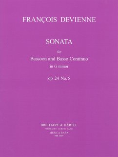 Cover Sonata for bassoon and piano