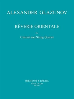 Cover Reverie Orientale for clarinet and string quartet parts