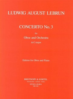 Cover Konzert C-Dur Nr.3 für Oboe und Orchester für Oboe und Klavier