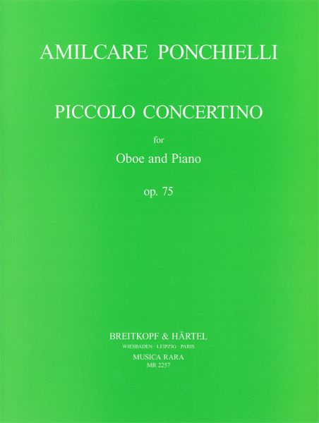 Piccolo concertino op.75 für Oboe und Klavier Caldini, Sandro, ed