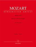 Missa brevis B-Dur KV275 für Soli (SATB), gem. Chor, 2 Violinen und Bc Partitur (la)