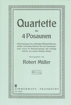 Ausgewählte Quartette, 4 Posaunen, Stimmensatz