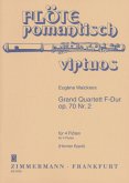 Grand Quartett F-Dur, op.70 Nr.2, Bearbeitung für 4 Flöten