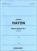 Missa brevis F-Dur Hob.XXII:1 Für 2 Soprane, gem Chor, Streicher und Orgel, Partitur (=Orgelstimme)