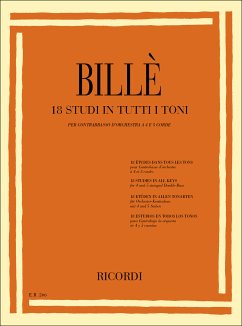 18 Studi In tutti I toni für Kontrabass (Orchesterstimmung)