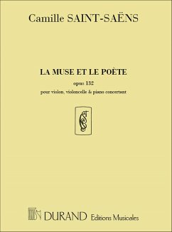 La muse et la poete op.132 pour violon, violoncelle et piano parties