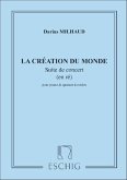 La création du monde op.81b suite de concert en ré pour piano et cordes