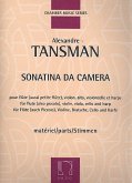 Sonatina da camera für Flöte (auch Piccolo), Violine, Viola, Violoncello und Harfe Stimmen