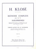 Méthode complčte vol.1 pour tous les saxophones (fr/en)