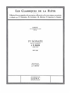Cover Sonate sol mineur no.7 BWV1020 pour flute et piano