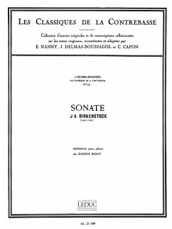 Cover Sonate pour contrebasse et piano