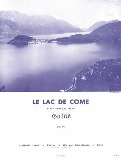 Cover Le lac de Come op.24 Nocturne no.6 pour piano