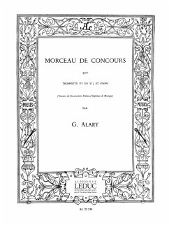 Cover Morceau de concours pour trompette ut (sib) et piano