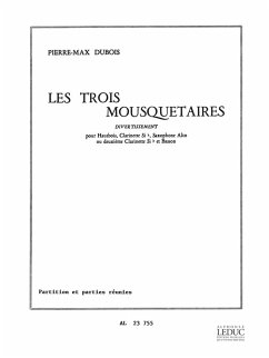 Les 3 mousquetaires divertissement pour hautbois, clarinette, saxophone alto (clarinette) et basson