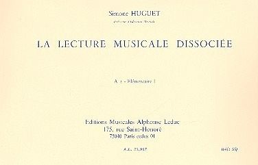 La lecture musicale dissociée A2 le rhythme parlé - elémentaire vol.1 La lecture musicale dissociée A2 le rhythme parlé - elémentaire vol.1