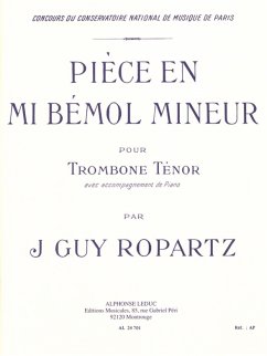 Cover Piece en mi bemol mineur pour trombone et piano