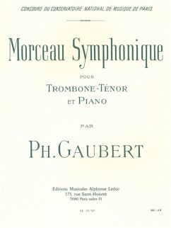 Cover Morceau symphonique pour trombone tenor et piano
