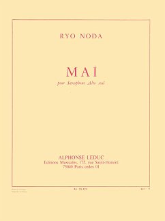 Cover Mai pour saxophone alto seul