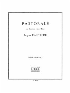 Cover Pastorale pour saxophone alto et piano