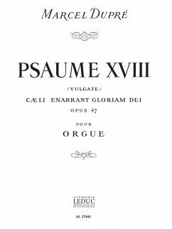 Cover Psaume 18 op.47 pour orgue