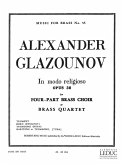 In modo religioso op.38 für 4 Bleschbläser (Ensemble) Partitur und Stimmen, Archivkopie