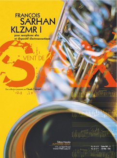Cover KLZMR 1 (+CD) pour alto saxophone et dispositif électroacoustique
