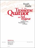 Quatuor sol majeur no.3 pour violin, viola, violoncelle et piano partition et parties