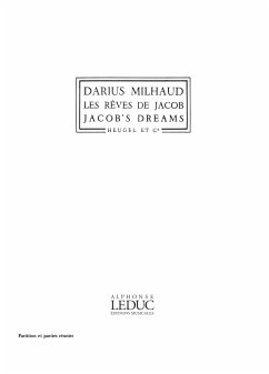 Cover Les ręves de Jacob pour hautbois, violon, alto, cello et contrebasse